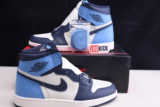 Rep LUCY Obsidian 555088-140 1 Air High Jordan Retro OG 0823